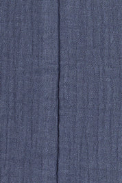 Product shot of the Grandpa And Me Cotton Blouse in colour Denim (Blue), detail