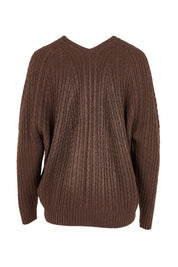 Ready And Cable Seamless Jumper – Chocolate
