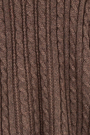 Ready And Cable Seamless Jumper – Chocolate