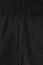Preloved Striding Out Wide Leg Pants - Black