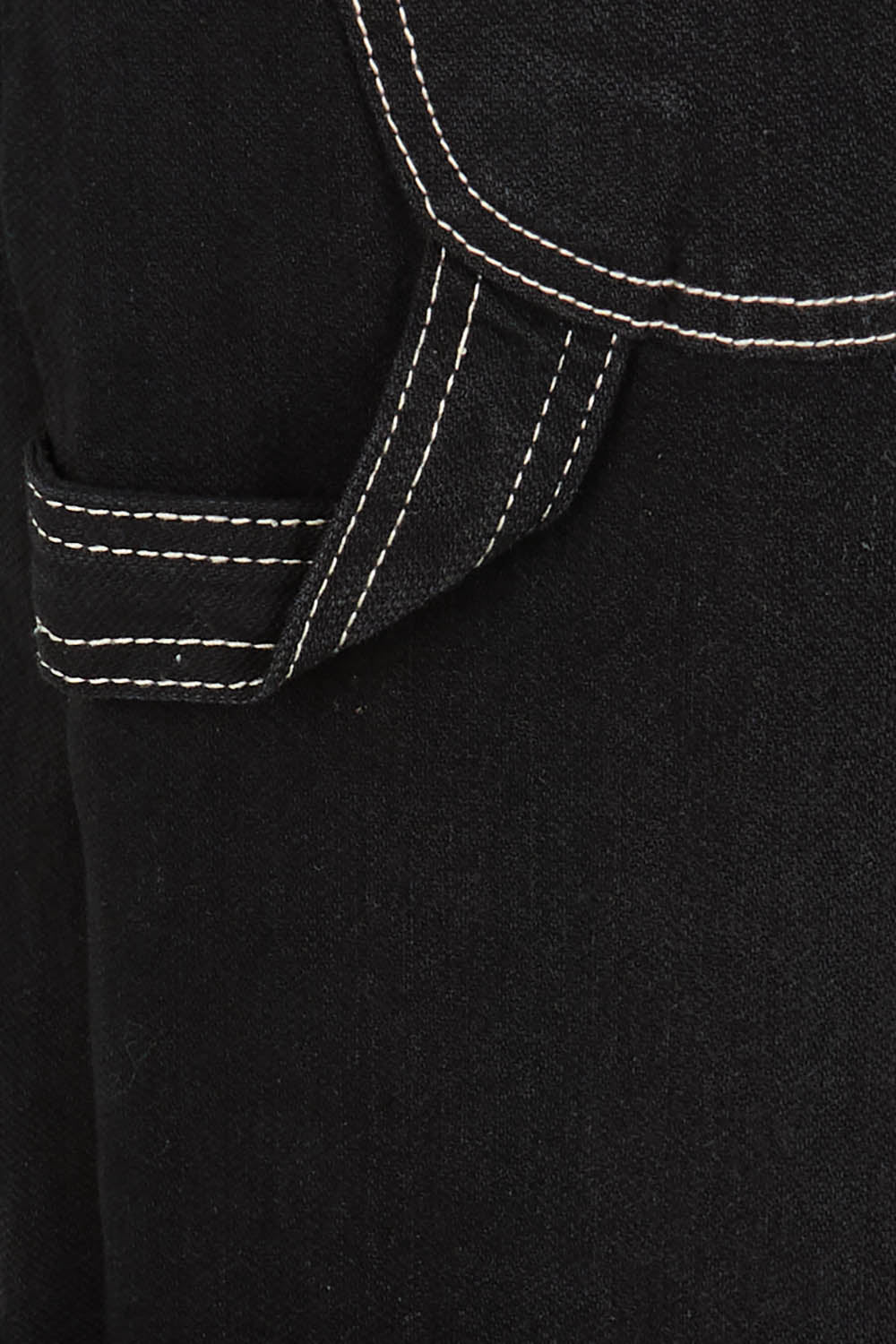 Product shot of the Carry Me With You Cargo Jeans in colour Black (Black), detail
