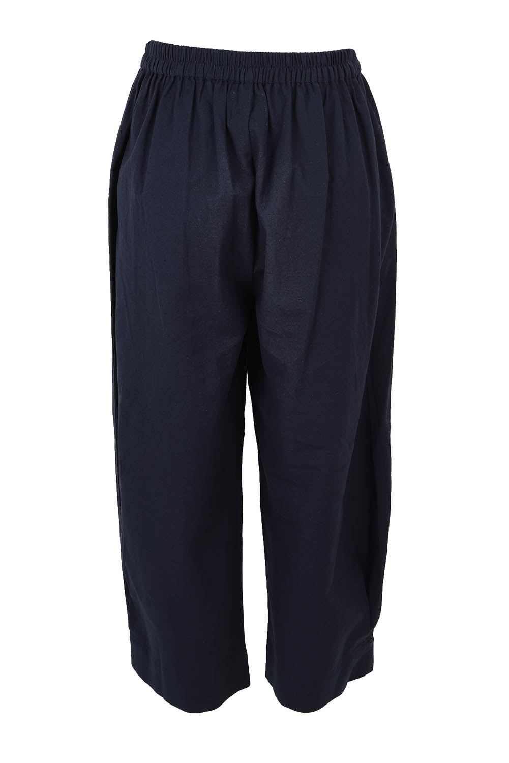 Product shot of the You Had Me At First Glance Pants in colour Indigo (Blue), from the back