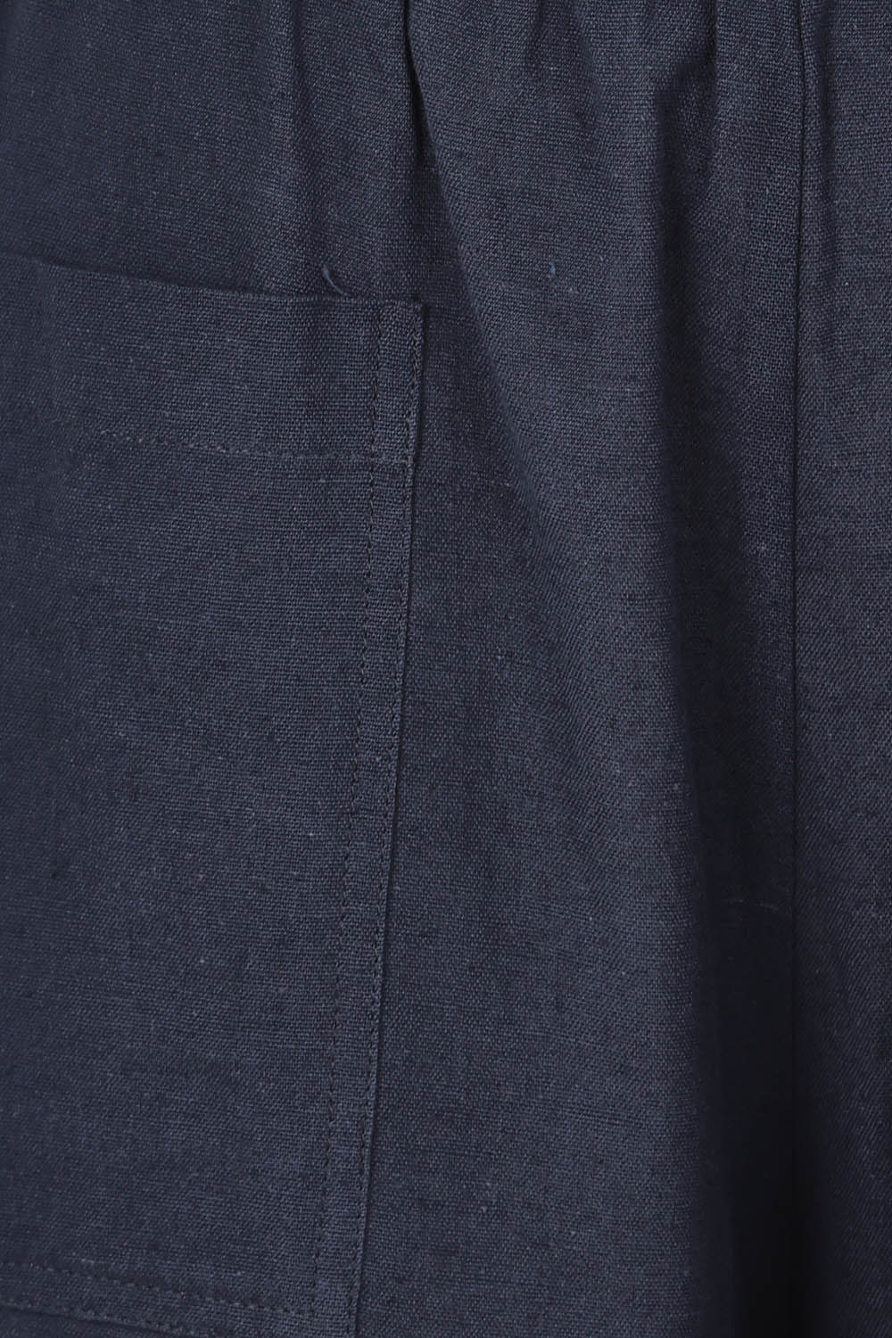 Product shot of the You Had Me At First Glance Pants in colour Indigo (Blue), detail
