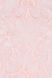 Product shot of the Easy Frills Embroidered Top in colour Blossom (Pink), detail