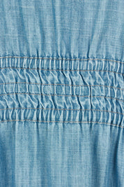Product shot of the Beautiful Moments Dress in colour Chambray (Blue), detail