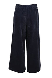 Product shot of the Need You In My Life Cotton Cord Pants – Frenchnavy in colour Frenchnavy, from the back
