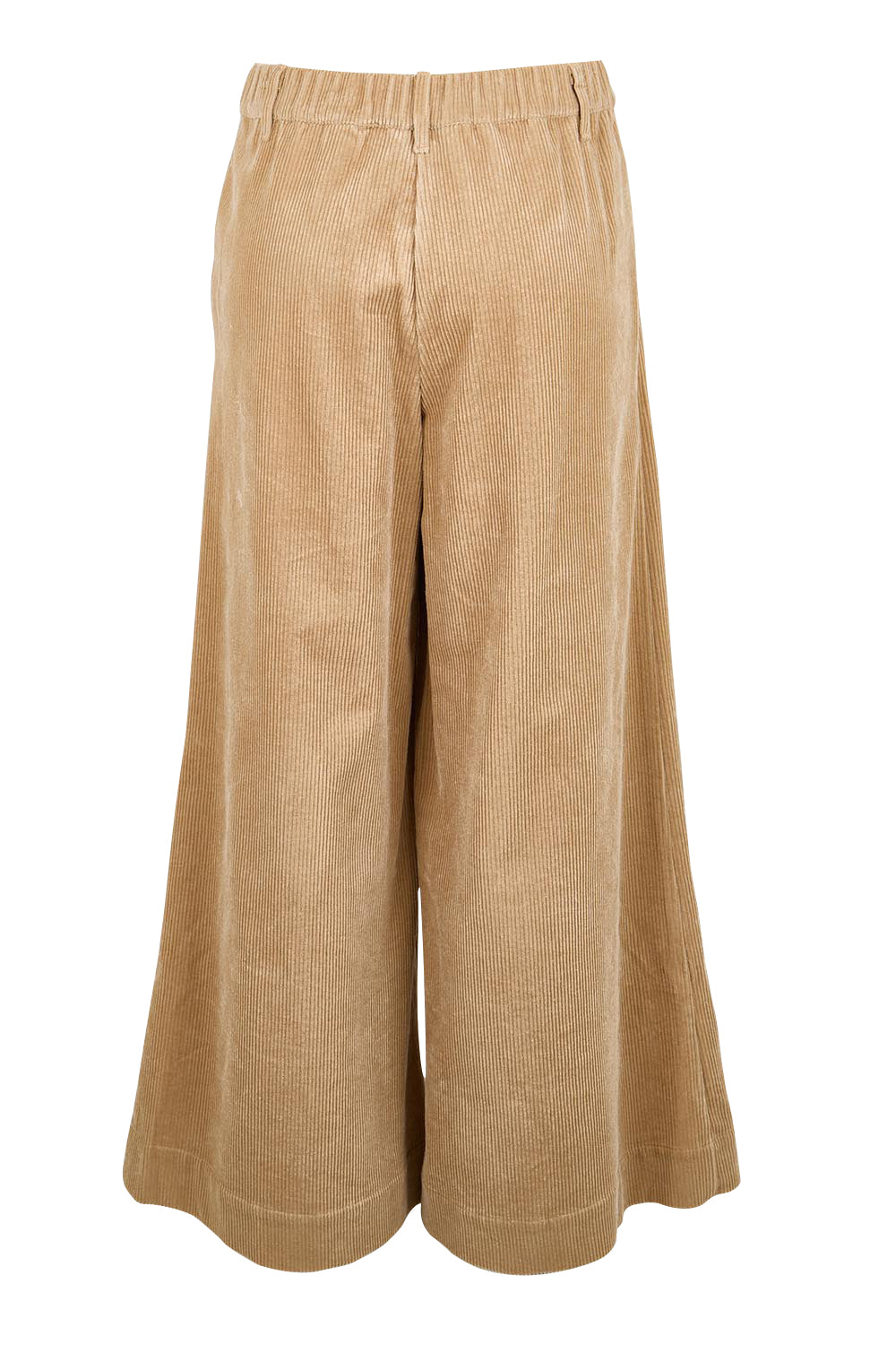 Product shot of the Need You In My Life Cotton Cord Pants – Sand in colour Sand, from the back