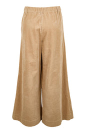 Product shot of the Need You In My Life Cotton Cord Pants – Sand in colour Sand, from the back