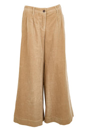 Product shot of the Need You In My Life Cotton Cord Pants – Sand in colour Sand, from the front