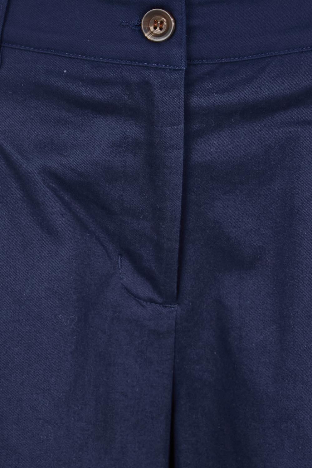 Product shot of the Need You In My Life Cropped Pants - Navy in colour Navy, showing detail
