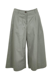 Product shot of the Need You In My Life Cropped Pants - Sage in colour Sage, from the front