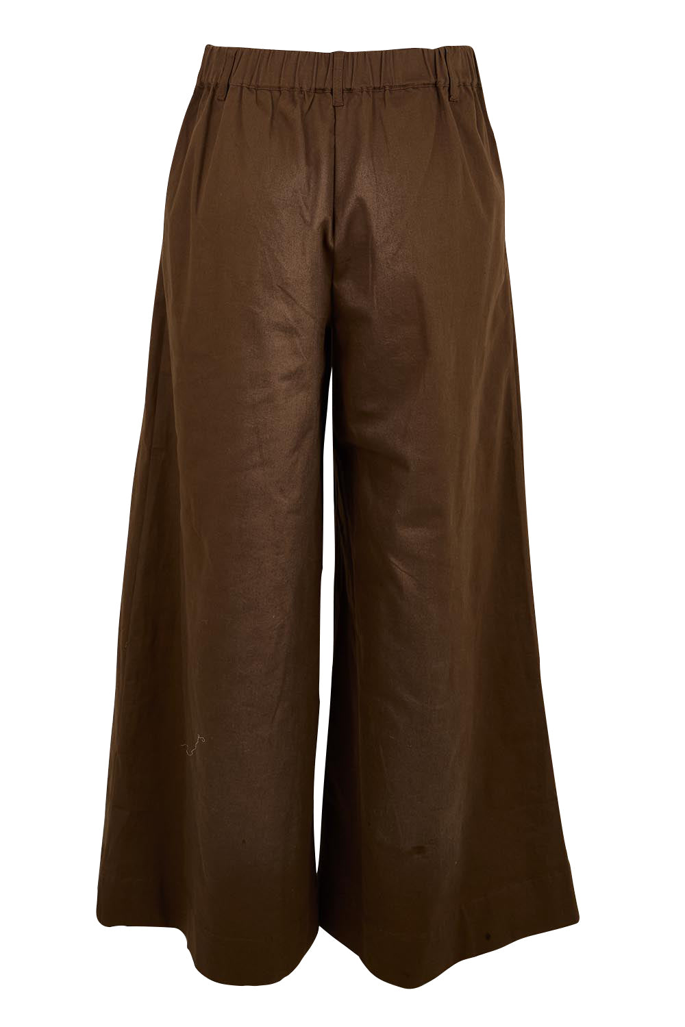 Product shot of the Need You In My Life Pants - Cocoa in colour Cocoa, from the back