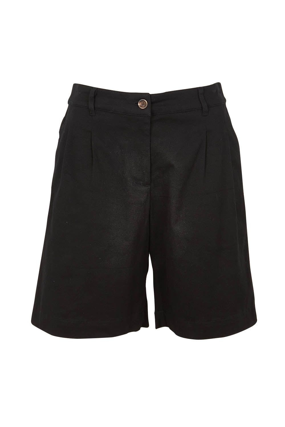 Product shot of the Need You In My Life Shorts in colour Black (Black), from the front