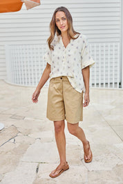 Need You In My Life Shorts - Sand