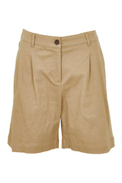 Product shot of the Need You In My Life Shorts in colour Sand, from the front