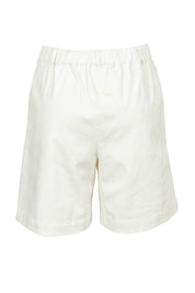 Product shot of the Need You In My Life Shorts in colour White (White), from the back