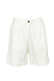 Product shot of the Need You In My Life Shorts in colour White (White), from the front