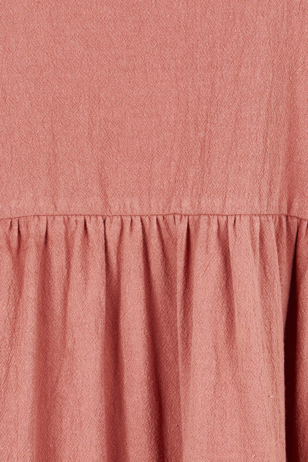 Product shot of the Free Falling Dress in colour Cinnamon, detail