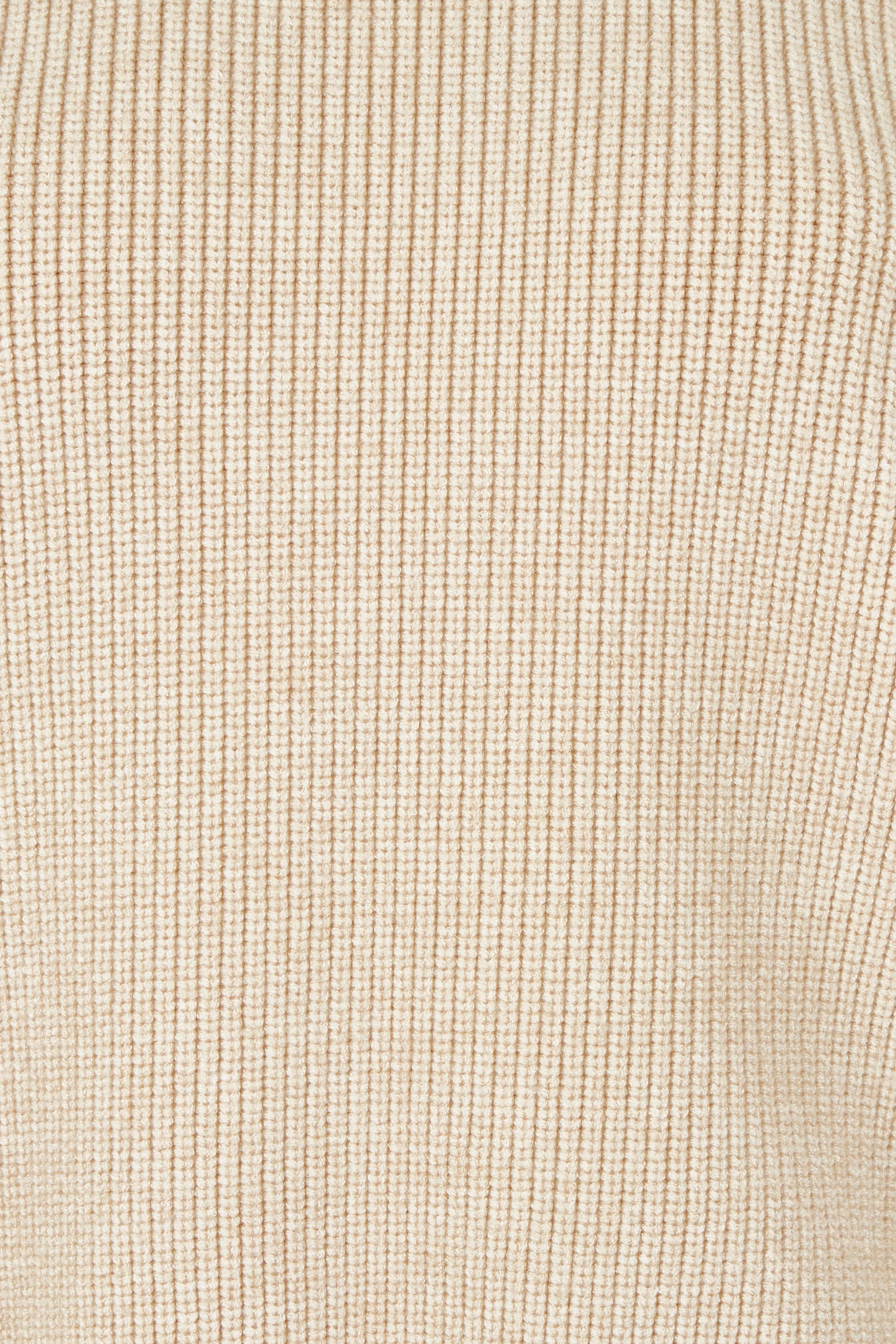 Product shot of the Always My Go To Jumper in colour Sand, detail