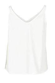 Product shot of the Sweetie Pie Cotton Top in colour Milk (White), from the back