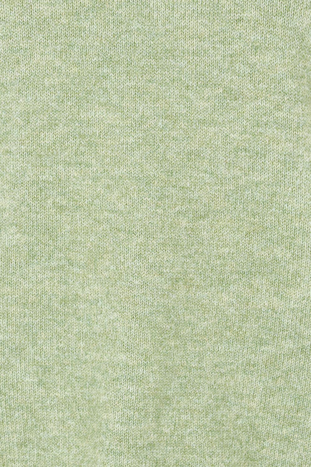 Product shot of the Found My Friend Recycled Knit Top in colour Sage (Green), detail