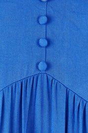 Product shot of the Picture Perfect Midi Dress in colour Royal (Blue), detail
