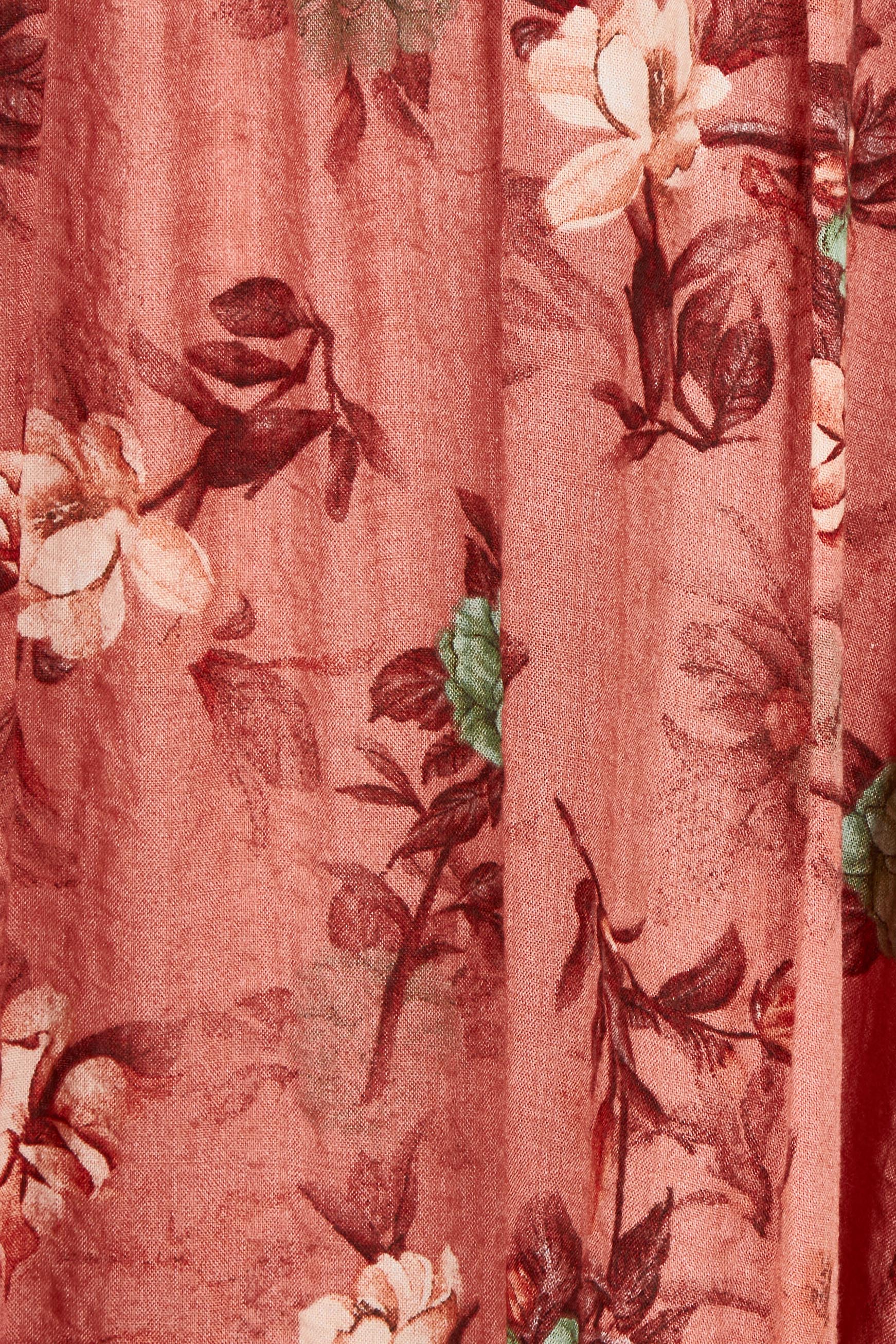 Product shot of the Full Of Sunshine Midi Dress in colour Clayfleur, detail