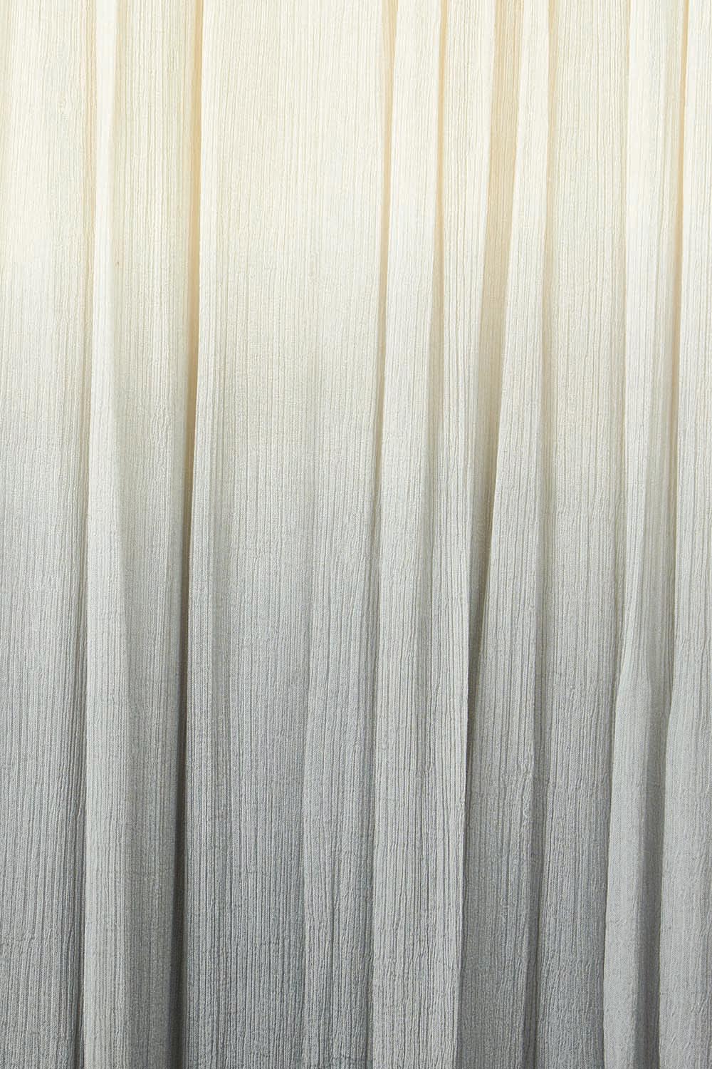 Product shot of the First Love Gathered Ombre Dress in colour Earthombre, detail