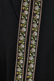 Product shot of the Follow My Lead Side Stripe Pants in colour Black (Black), detail