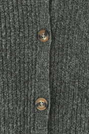 Product shot of the Cuddle Up To Me Knit Cardi in colour Gumnut (Green), detail