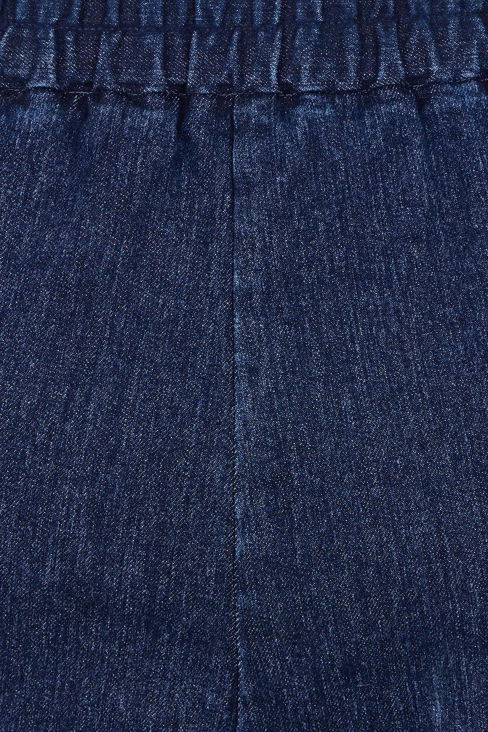 Product shot of the Walk This Way Wide Leg Jeans in colour Denim (Blue), detail