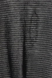 Product shot of the Evening Star Linen Blend Knit Jumper in colour Black (Black), detail