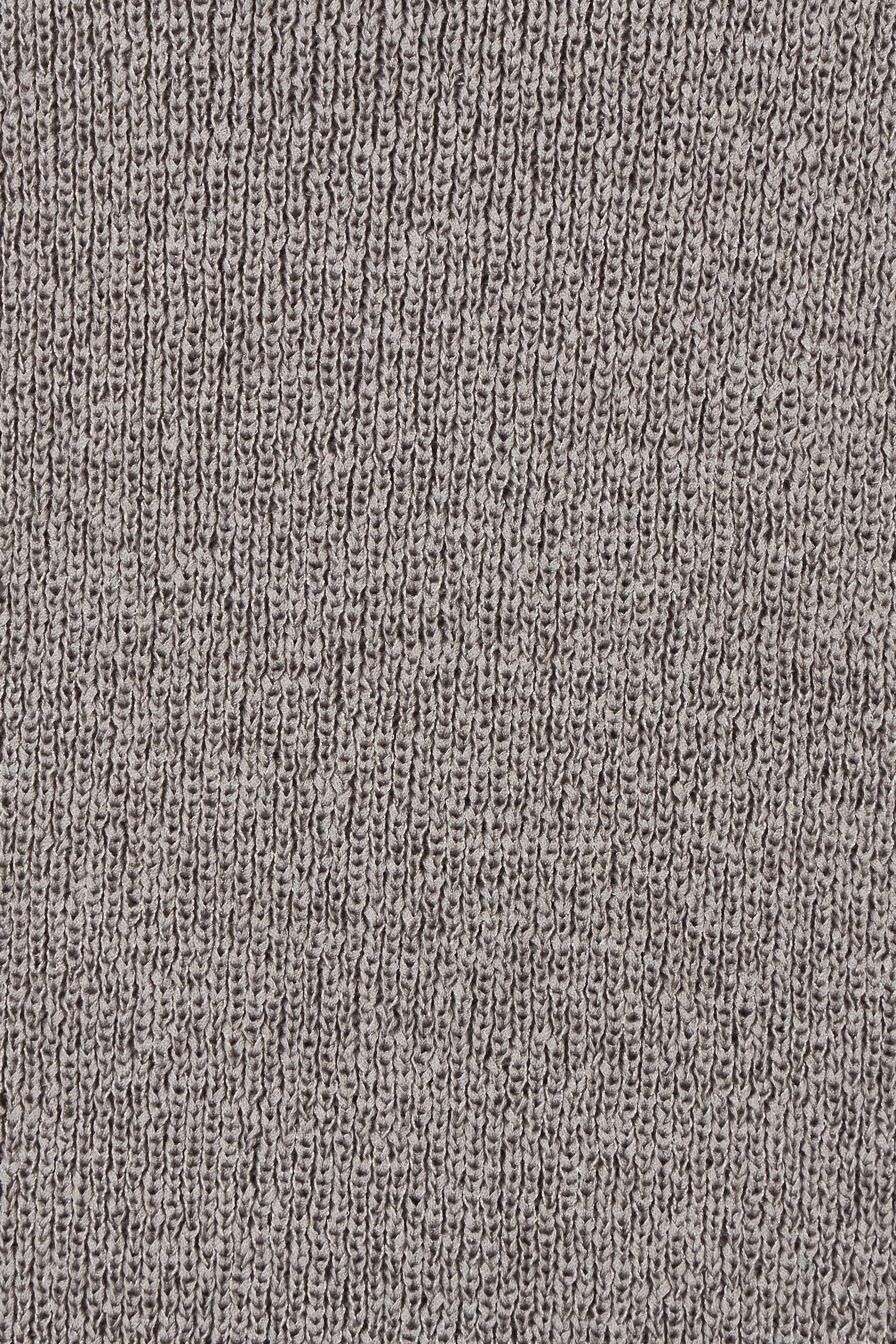 Product shot of the Cool Comfort Knit Maxi Dress in colour Earth, detail