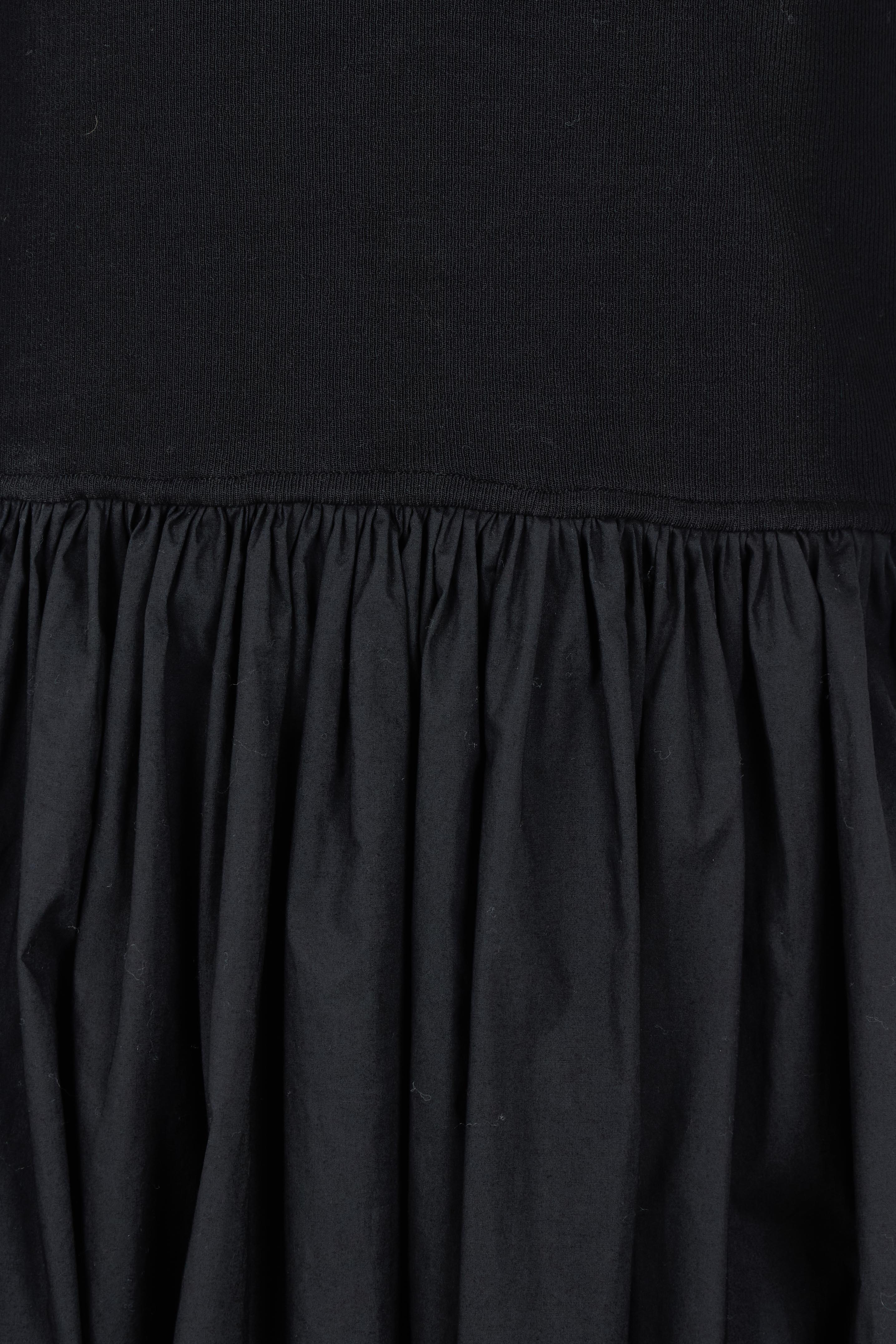 Product shot of the Sweet Intentions V Neck Maxi Dress in colour Black (Black), detail