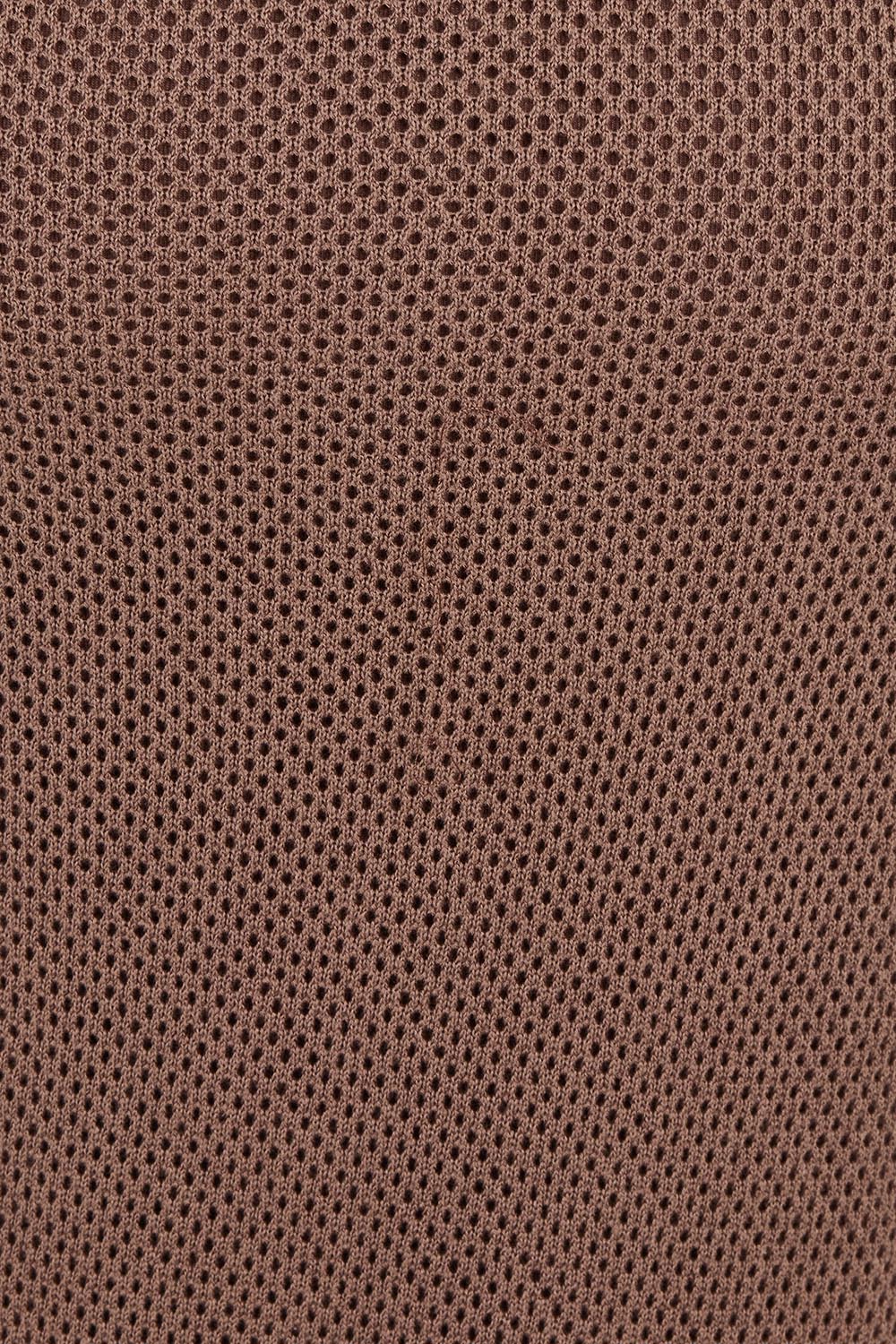 Product shot of the Summer Ready Cotton Knit Skirt in colour Pecan, detail