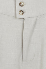 Product shot of the All The Feels High Waisted Wide Leg Pants in colour Rock, detail
