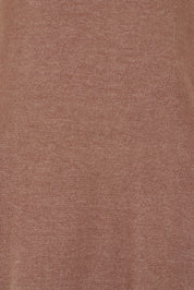 Product shot of the Feeling Mighty Fine Fringe Hem Knit Maxi Dress in colour Rosewood, detail