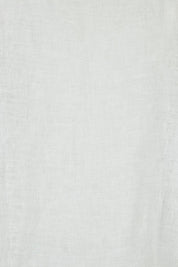 Product shot of the Layers Of Love Linen Overlay Top in colour White (White), detail