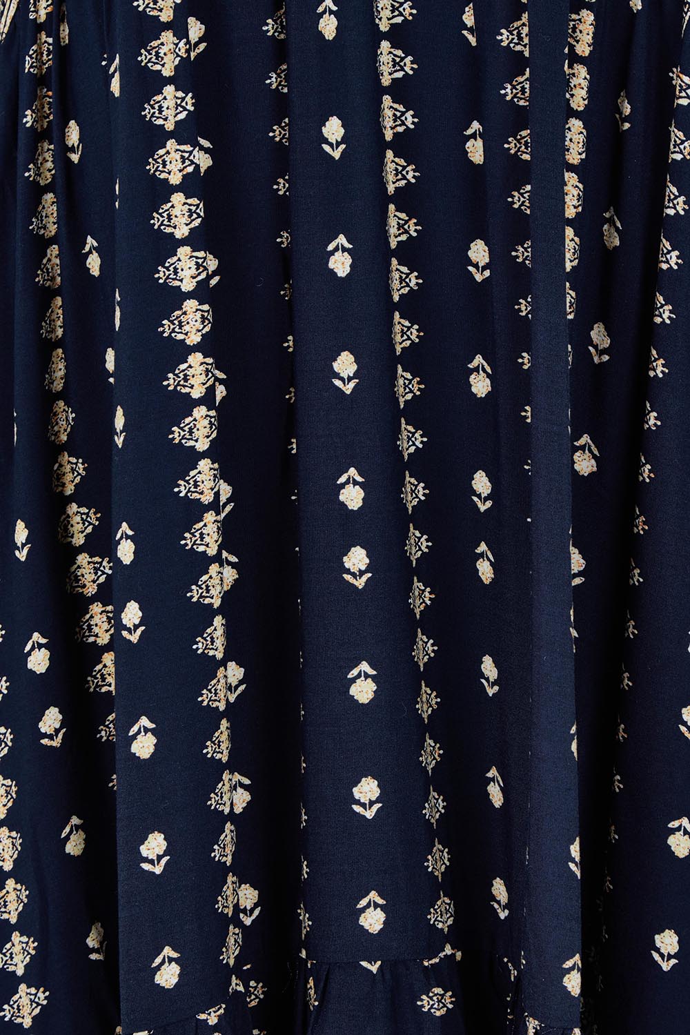 Product shot of the Dreaming Of You Maxi Dress in colour Navy (Blue), detail