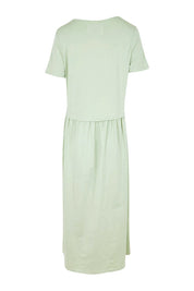 Product shot of the Casual Saturday Dress – Lightsage in colour Lightsage, from the back