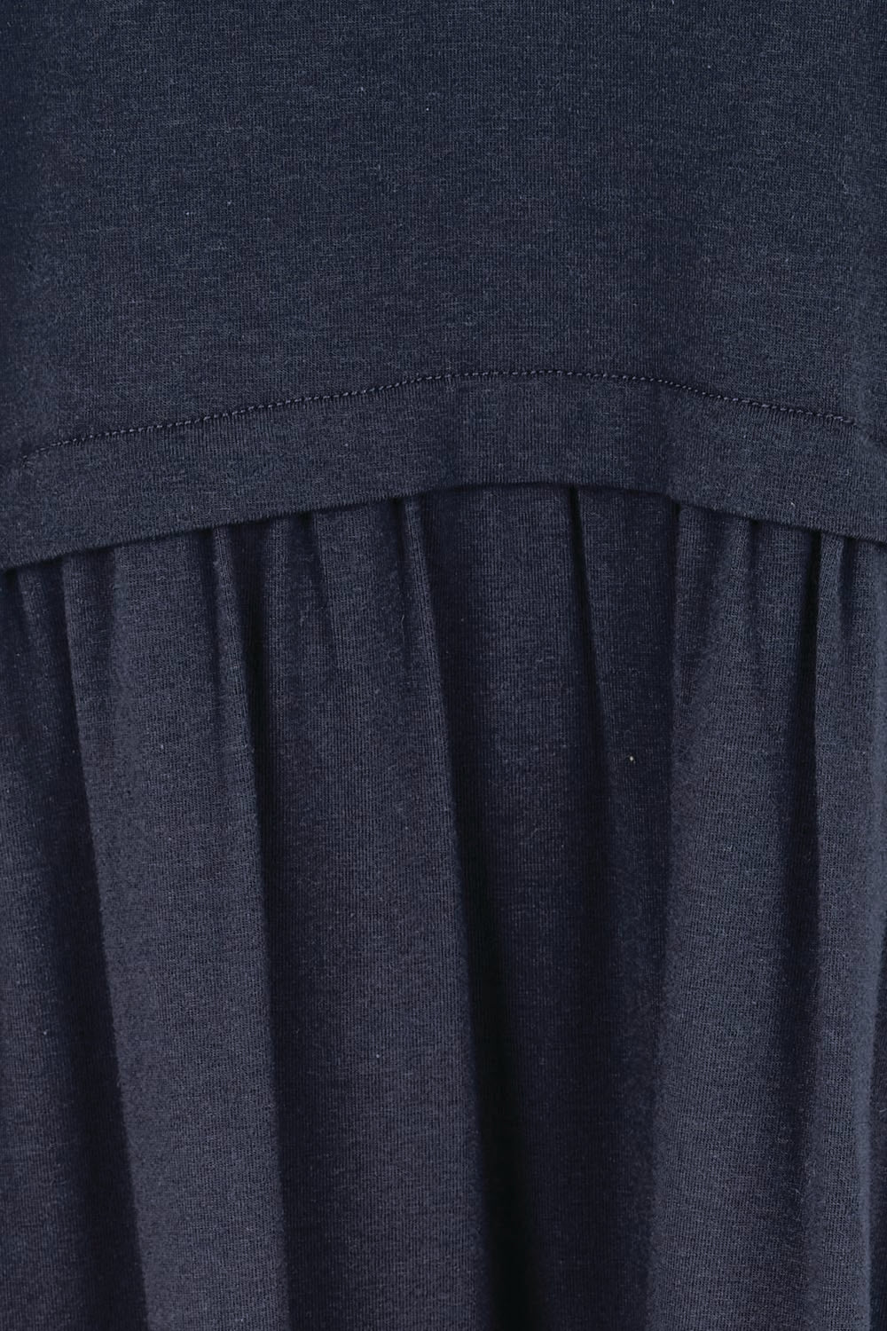 Product shot of the Casual Saturday Dress – Navy in colour Navy, showing detail