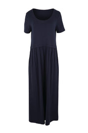 Product shot of the Casual Saturday Dress – Navy in colour Navy, from the front