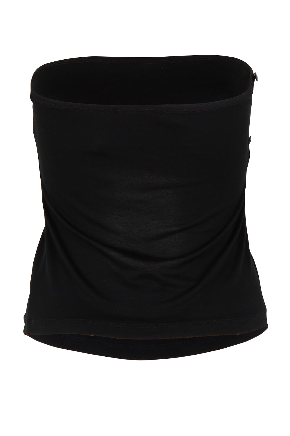 Product shot of the Sunset Treasure Bamboo Convertible Bandeau in colour Black (Black), from the back