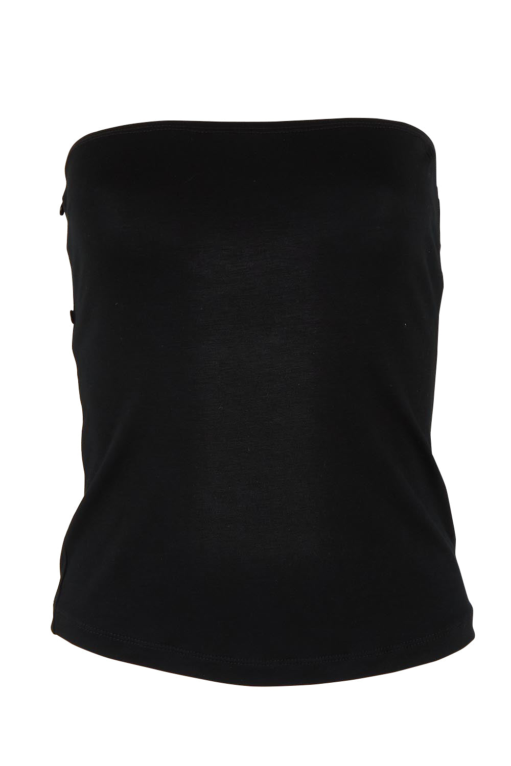 Product shot of the Sunset Treasure Bamboo Convertible Bandeau in colour Black (Black), detail