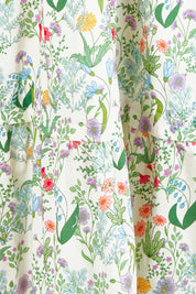 Product shot of the Sweet Feels Cotton Maxi Dress in colour Garden, detail