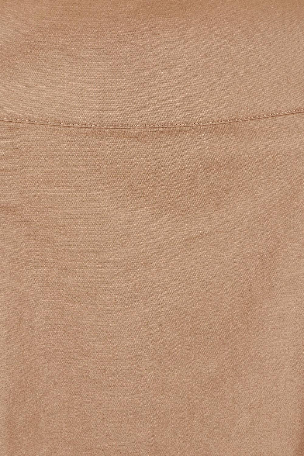 Product shot of the Timeless Love Cotton Maxi Skirt in colour Dune, detail