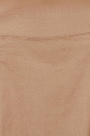 Product shot of the Timeless Love Cotton Maxi Skirt in colour Dune, detail