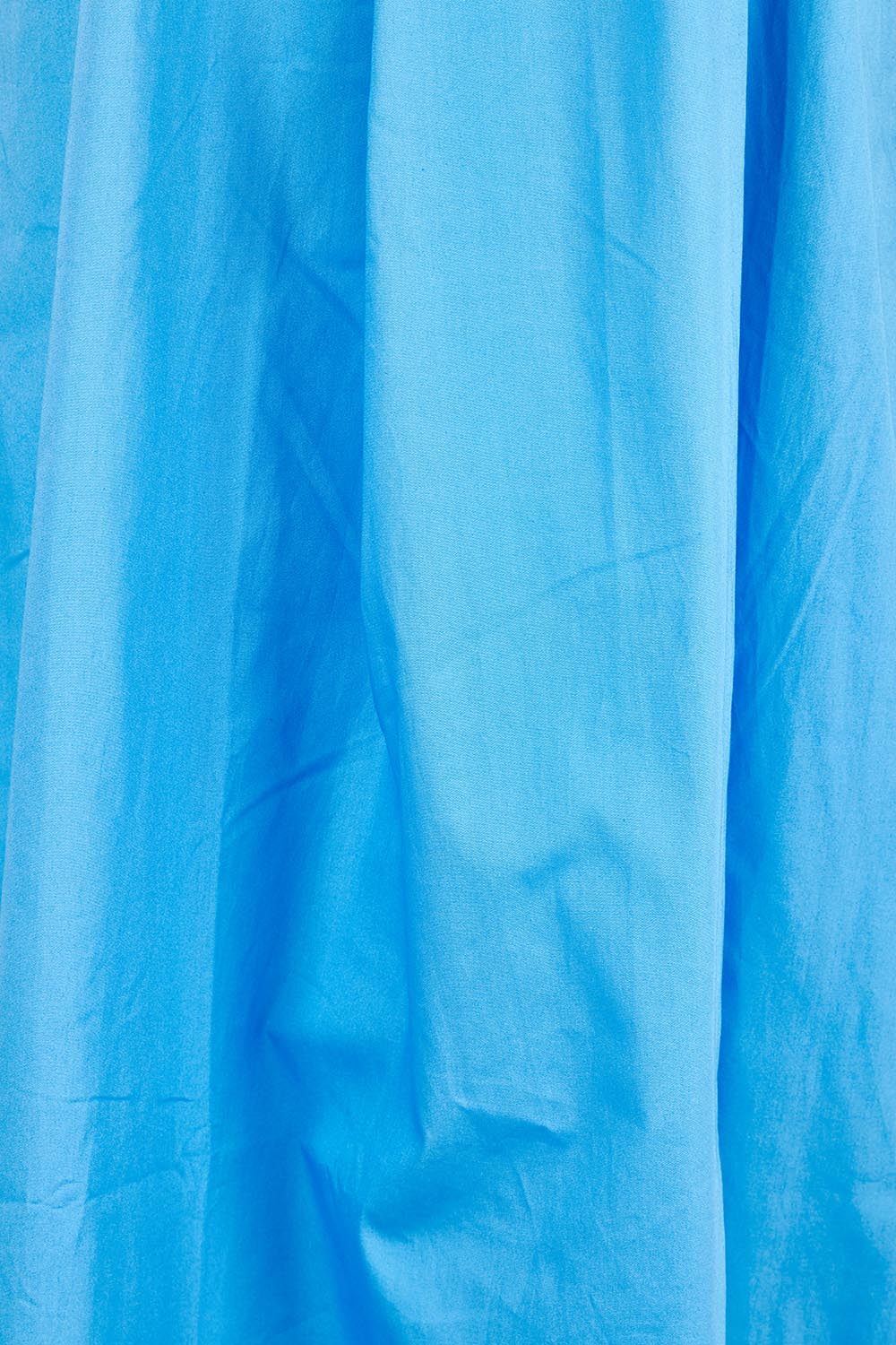 Product shot of the Summer Sun Cotton Halter Maxi Dress in colour Electric (Blue), detail