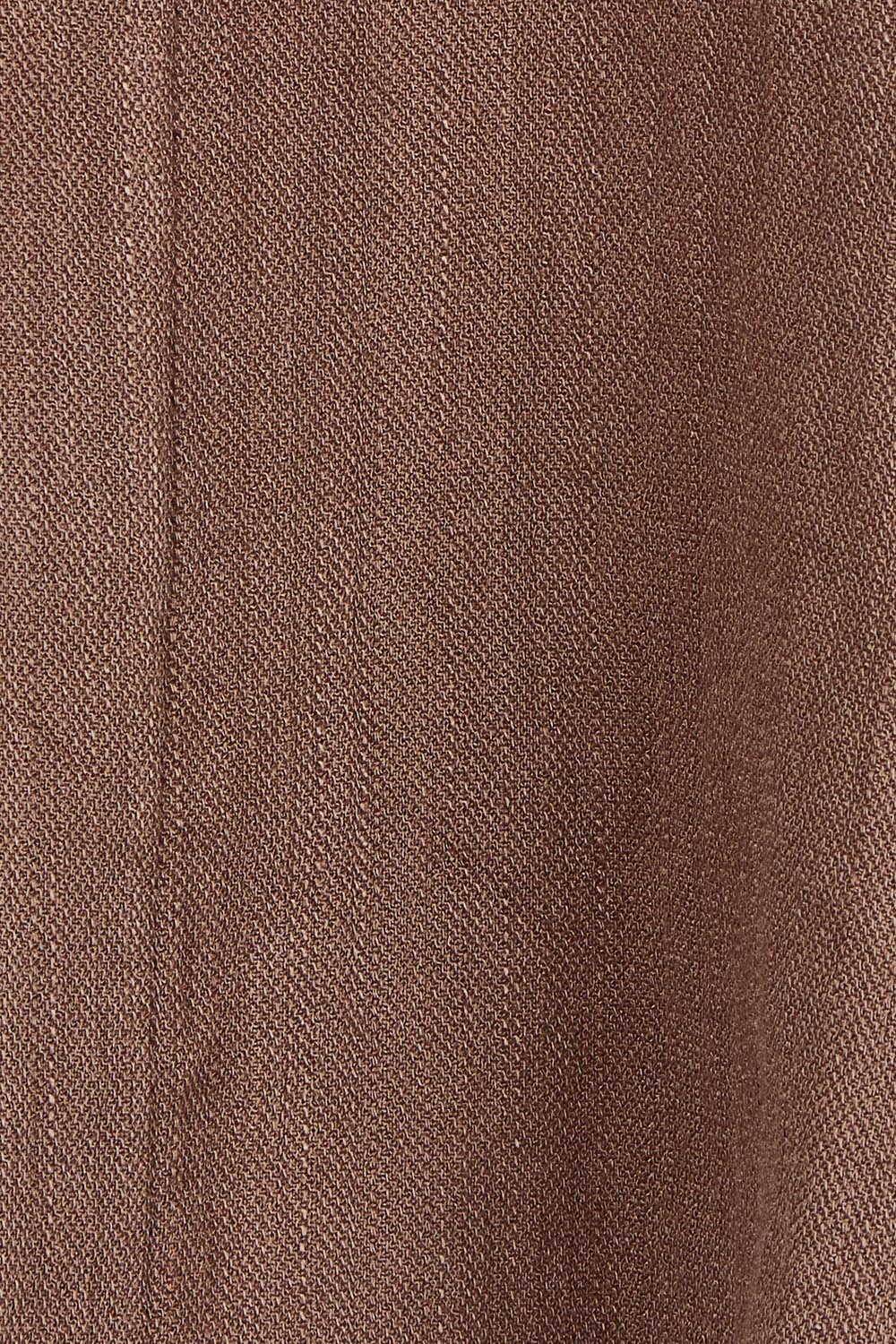 Product shot of the For All The Days Soft Fall Jacket in colour Chocolate, detail