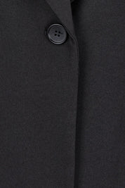 Product shot of the All The Right Moves Blazer in colour Black (Black), detail